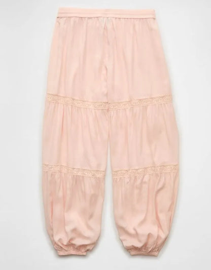 AE Low-Rise Lace Insert Jogger