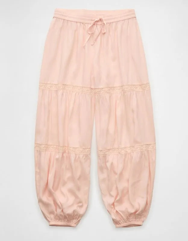 AE Low-Rise Lace Insert Jogger