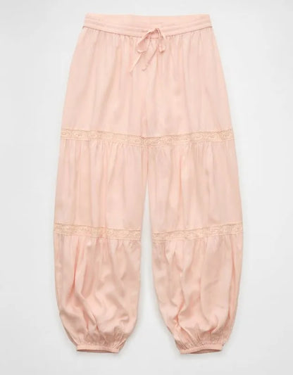 AE Low-Rise Lace Insert Jogger