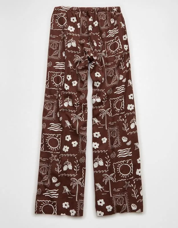 AE Mid-Rise Linen-Blend Pant