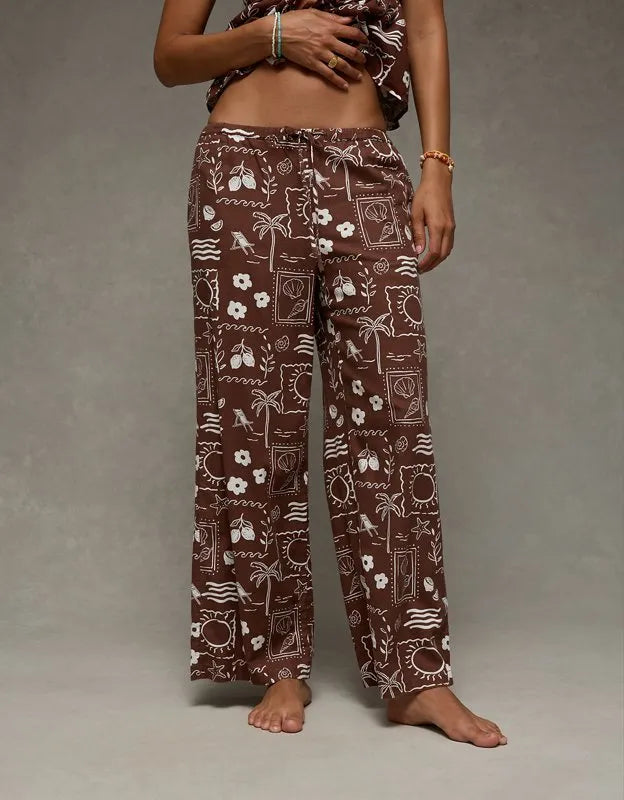 AE Mid-Rise Linen-Blend Pant