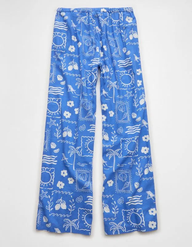 AE Mid-Rise Linen-Blend Pant