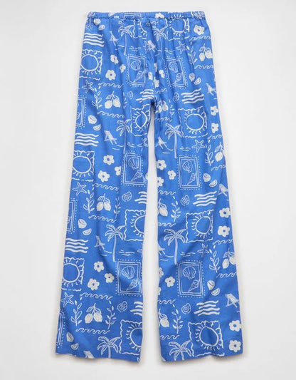 AE Mid-Rise Linen-Blend Pant