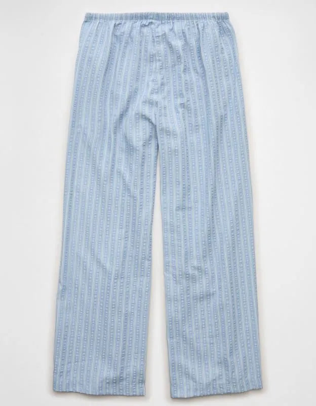 AE Seersucker Wide Leg Easy Pant