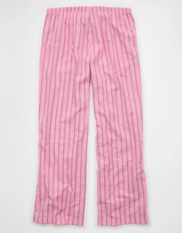 AE Seersucker Wide Leg Easy Pant