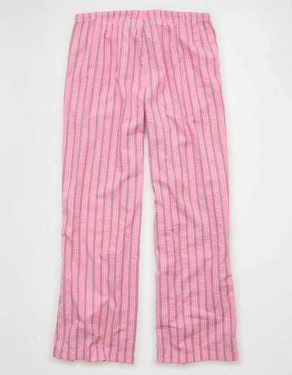AE Seersucker Wide Leg Easy Pant