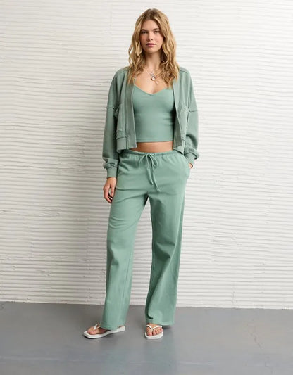 AE Saturday Mid-Rise Straight Pant
