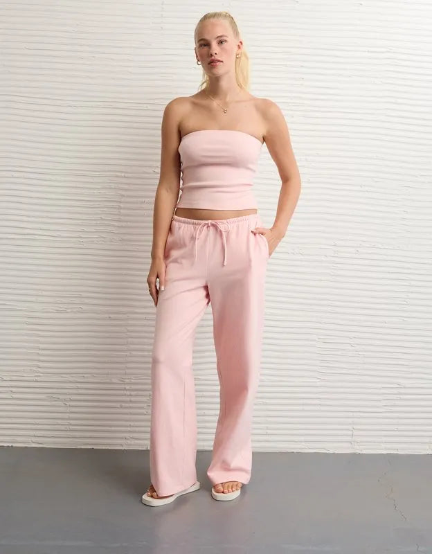 AE Saturday Mid-Rise Straight Pant