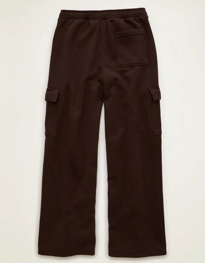 AE Everyday Luxe Cargo Wide-Leg Sweatpant