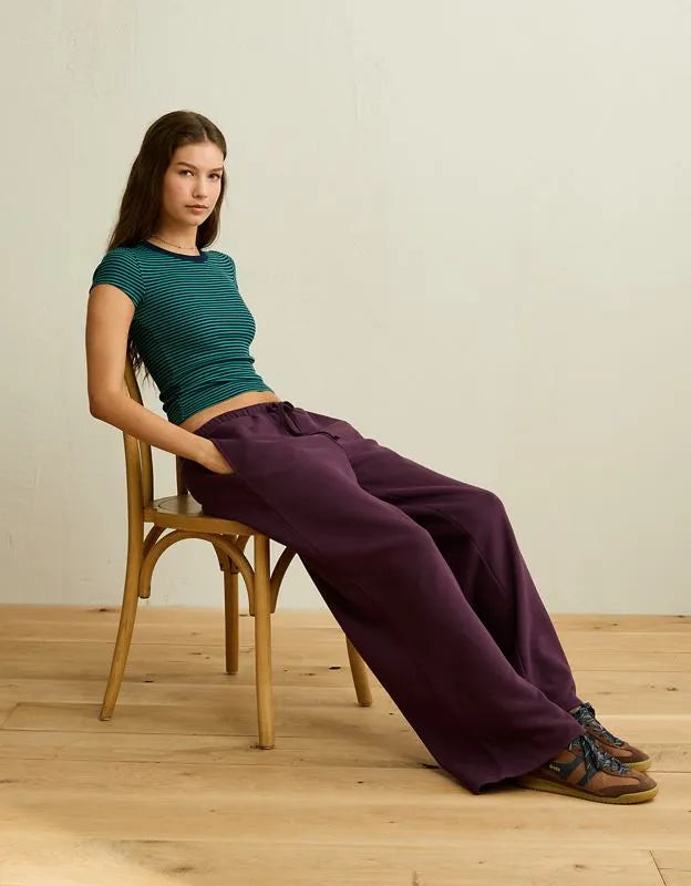AE Everyday Luxe Straight Sweatpant