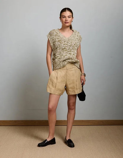 AE77 Premium Linen Short