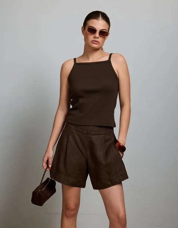 AE77 Premium Linen Short