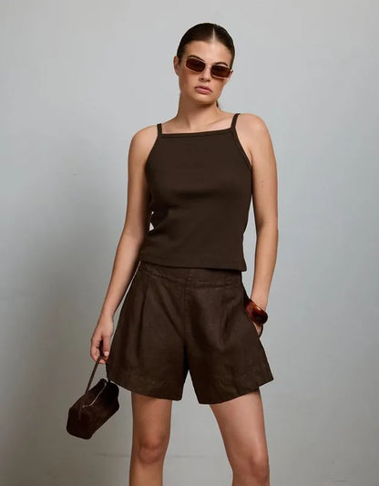 AE77 Premium Linen Short