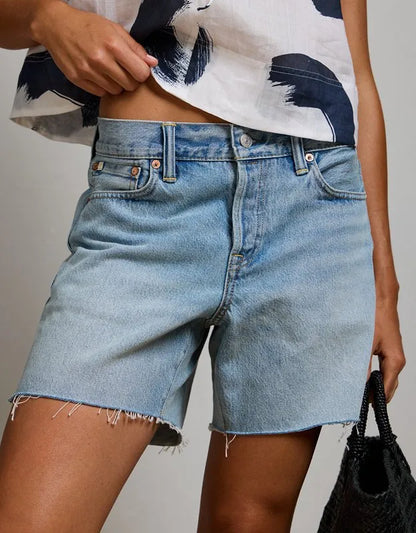 AE77 6" Classic Denim Short