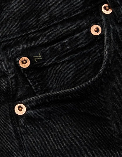 AE77 Premium Super High-Waisted Baggy Bermuda Denim Short