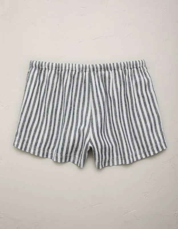 AE77 Linen Pull-On Short