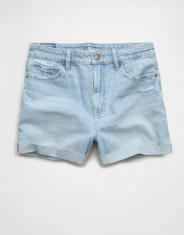 AE Strigid Super High-Waisted Mom Short