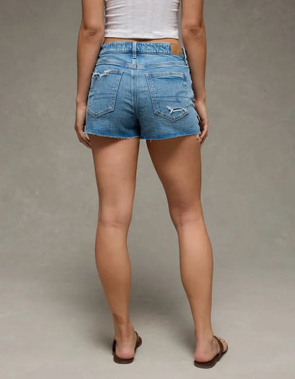 AE Strigid Super High-Waisted Mom Short