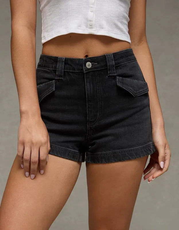 AE Stretch Denim Mom Short