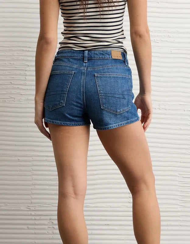 AE Stretch Denim Mom Short