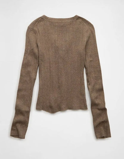 AE Lace-Up Sweater