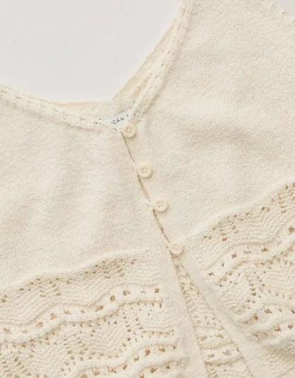 AE Button-Up Fly-Away Tank Top