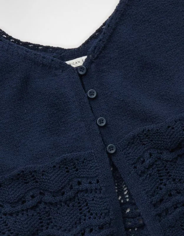 AE Button-Up Fly-Away Tank Top