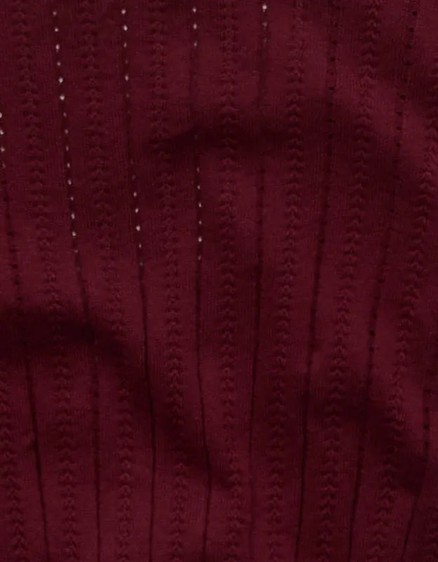 AE V-Neck Crossover Sweater Tee