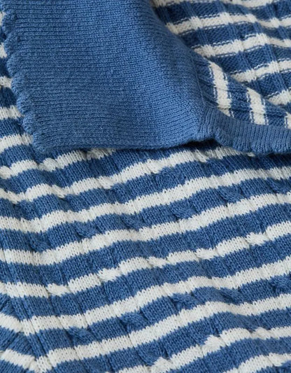 AE V-Neck Cable Knit Sweater Polo