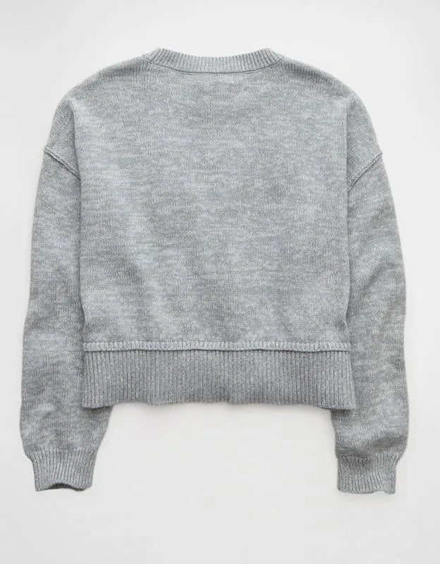 AE Georgia Bulldogs Cropped Sweater