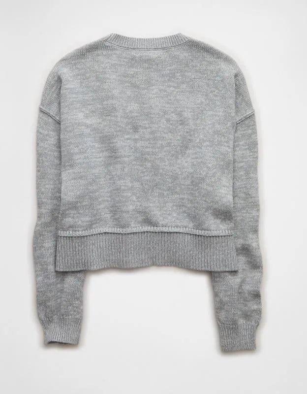 AE Texas Longhorns Cropped Sweater