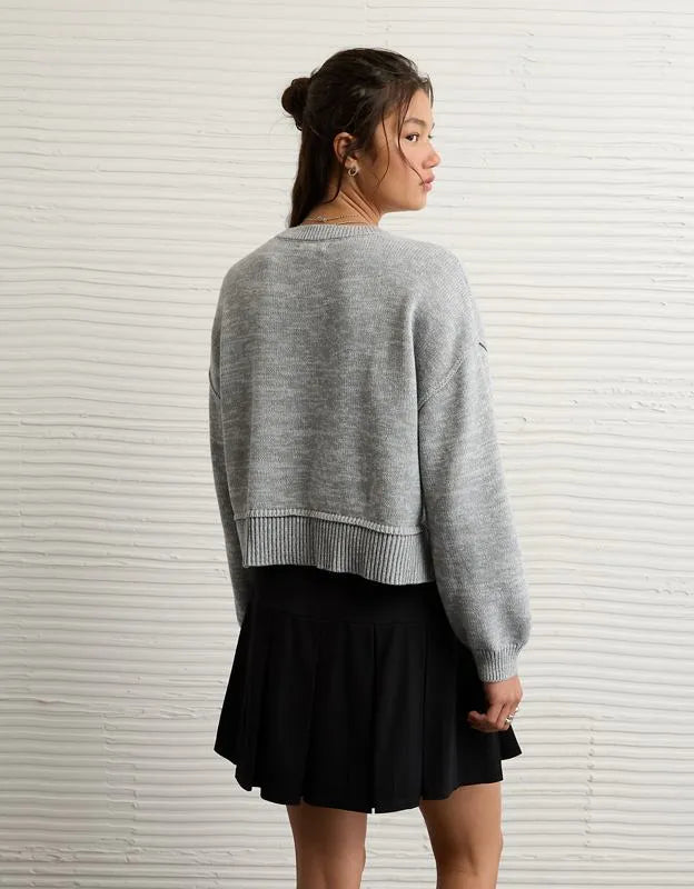 AE Texas Longhorns Cropped Sweater