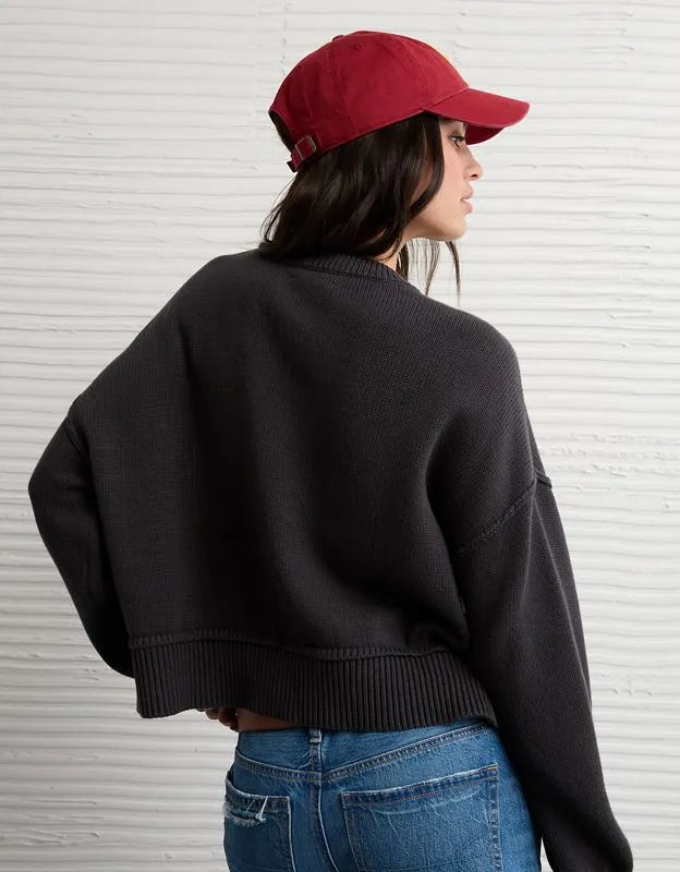 AE USC Trojans Cropped Sweater