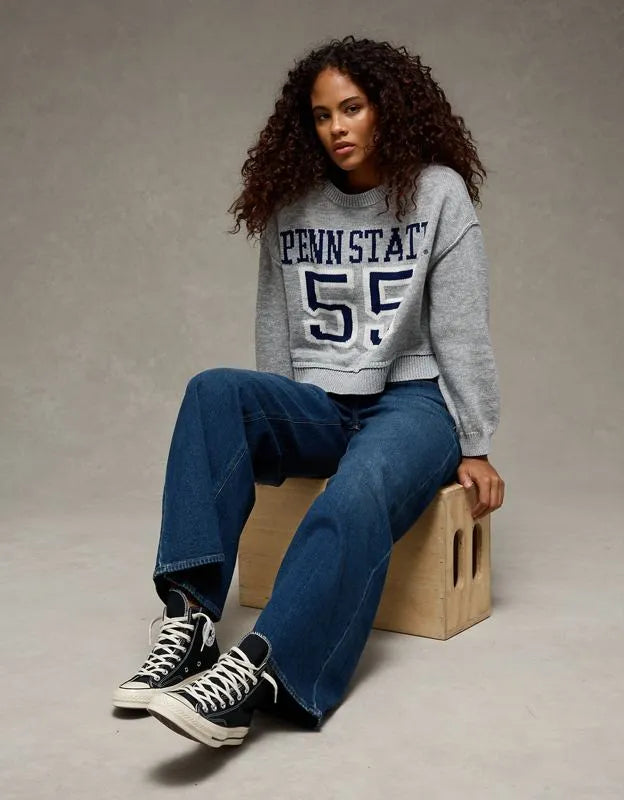 AE Penn State Nittany Lions Cropped Sweater