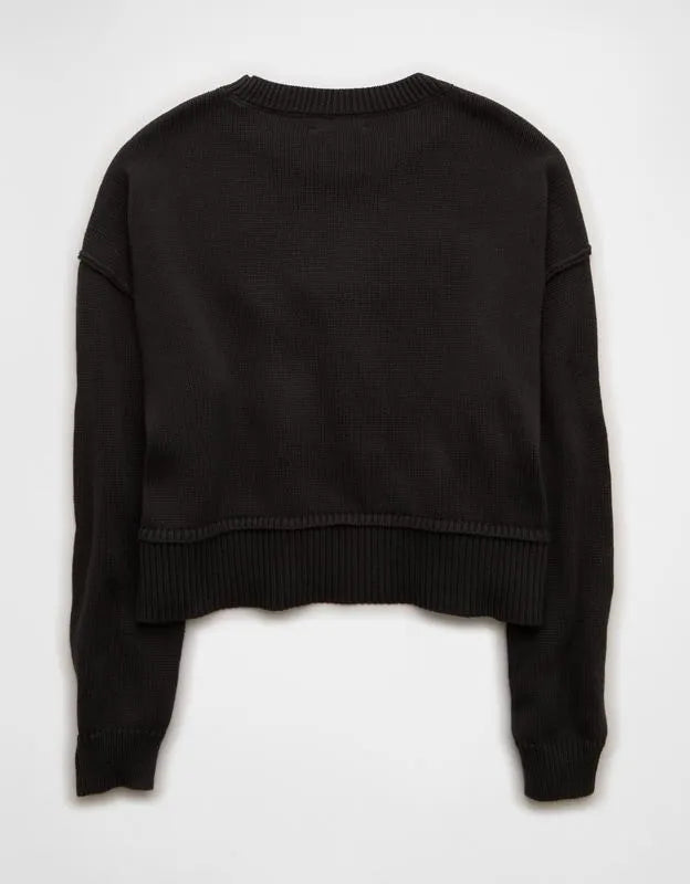 AE LSU Tigers Cropped Sweater