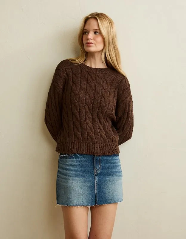 AE Cable Knit Sweater