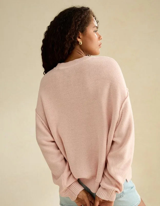 AE Oversized Crew Neck Sweater
