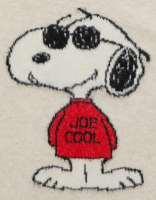 AE Whoa So Soft Snoopy Joe Cool Graphic Sweater