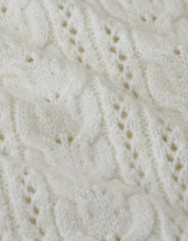 AE Whoa So Soft Cable Knit Vest
