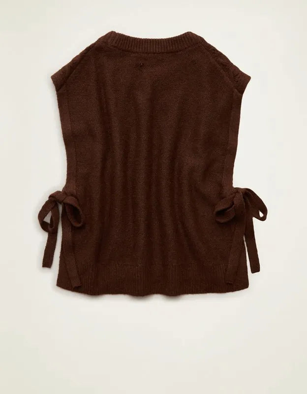 AE Whoa So Soft Cable Knit Vest