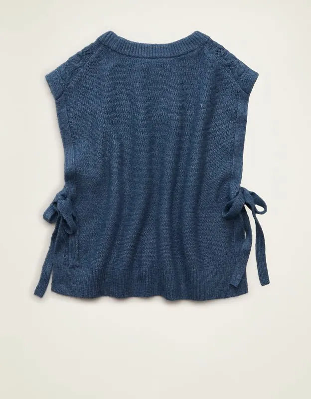 AE Whoa So Soft Cable Knit Vest