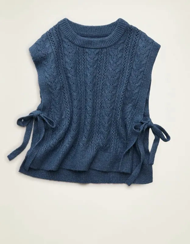 AE Whoa So Soft Cable Knit Vest