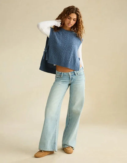 AE Whoa So Soft Cable Knit Vest