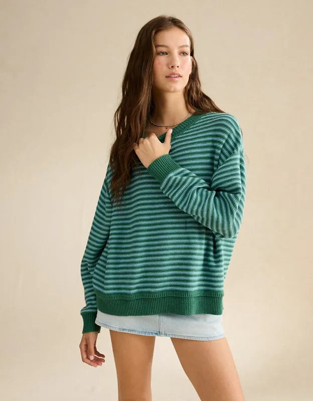AE Oversized Crew Neck Sweater