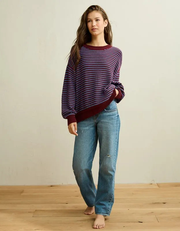 AE Oversized Crew Neck Sweater
