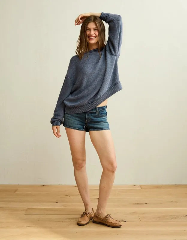 AE Oversized Crew Neck Sweater