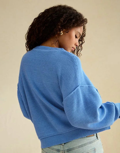 AE Oversized Crew Neck Sweater