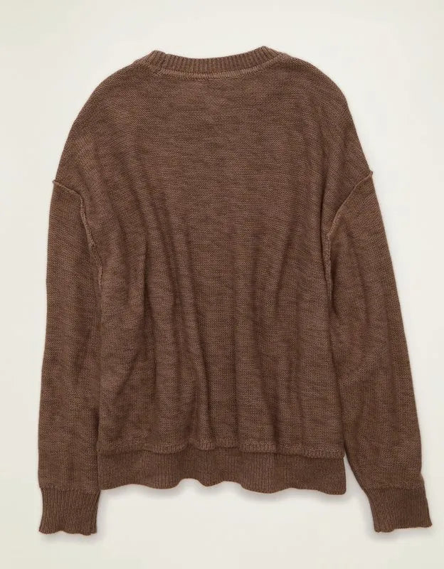 AE Oversized Crew Neck Sweater
