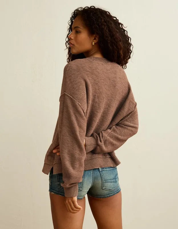 AE Oversized Crew Neck Sweater
