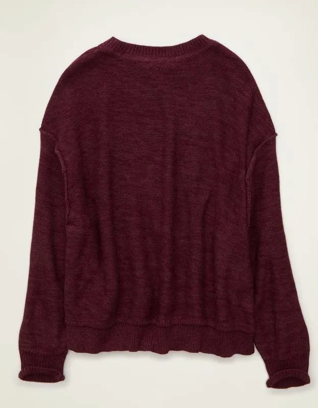 AE Oversized Crew Neck Sweater